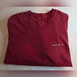 Eddie Bauer Maroon Crewneck Sweatshirt